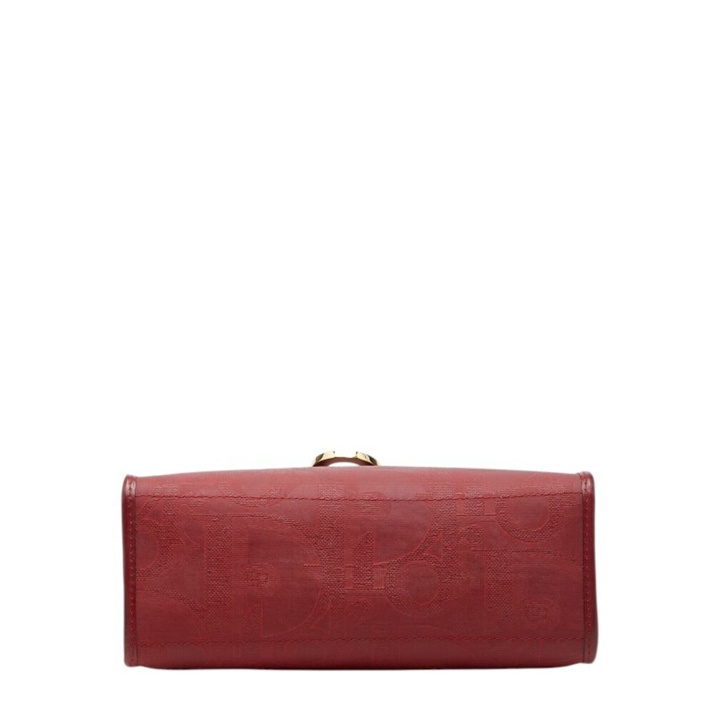 CHRISTIAN DIOR Red Leather Trotter Shoulder Bag - Picture 3 of 15
